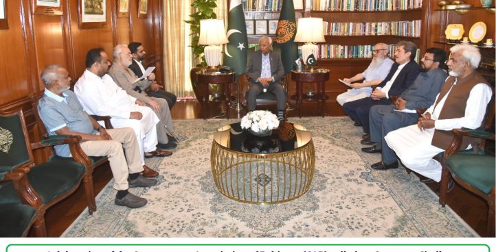 CAP Delegation Meeting with Governor of Sindh Syed Nehal Hashmi